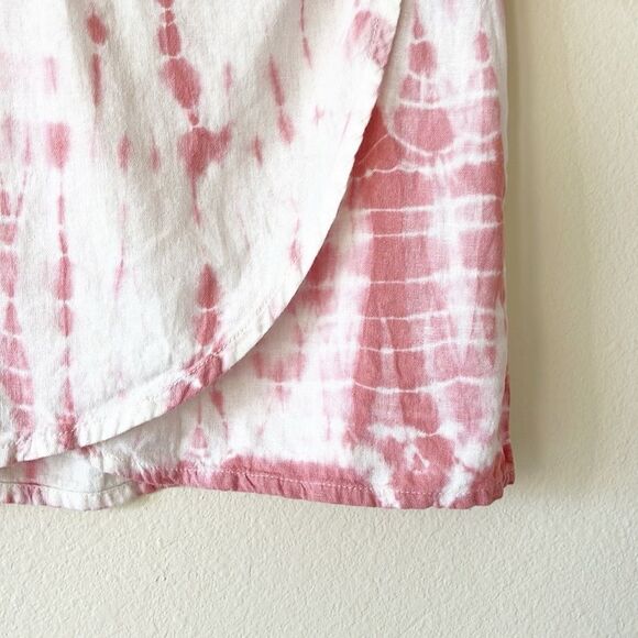 Free People Rosie Tie Dye Wrap Mini Skirt - Picture 3 of 7